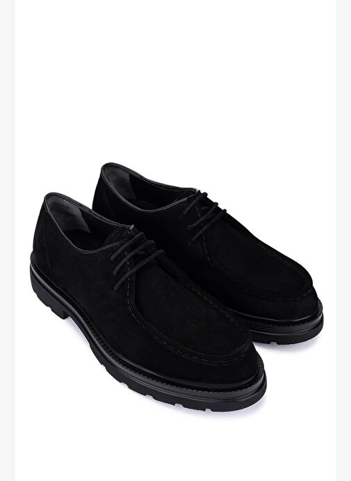 Tamer Tanca Erkek Siyah Süet Casual Ayakkabı - Görsel 3
