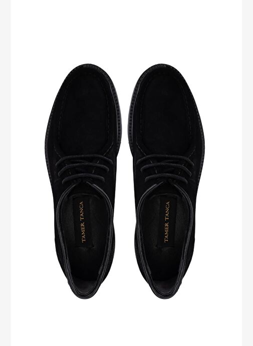 Tamer Tanca Erkek Siyah Süet Casual Ayakkabı - Görsel 6