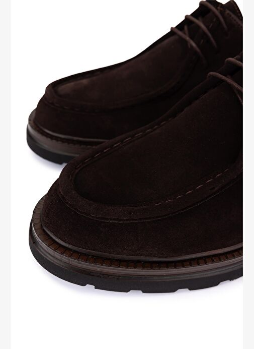 Tamer Tanca Erkek Kahverengi Süet Casual Ayakkabı - Görsel 4