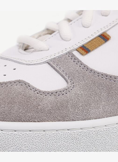 Yargıcı Yargıcı Beyaz Retro Görünümlü Deri Spor Sneakers Boyner'de! Beyaz - 6. görsel