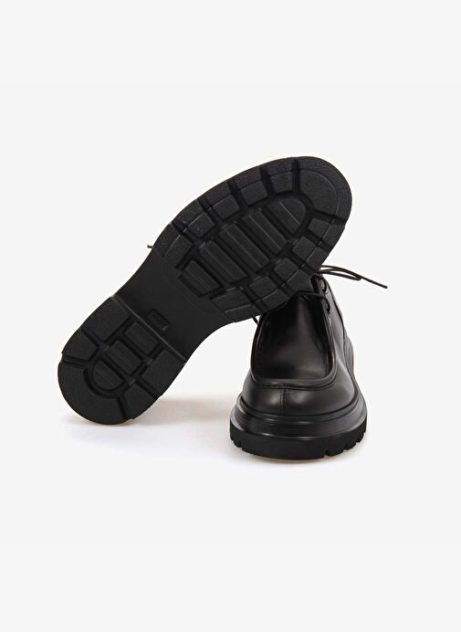 Mocassini Hakiki Deri Günlük Siyah Erkek Ayakkabı 7959 - Görsel 6