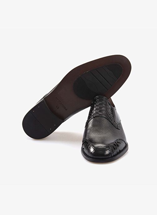 Mocassini Hakiki Deri Erkek Klasik Ayakkabı 9384 - Görsel 6