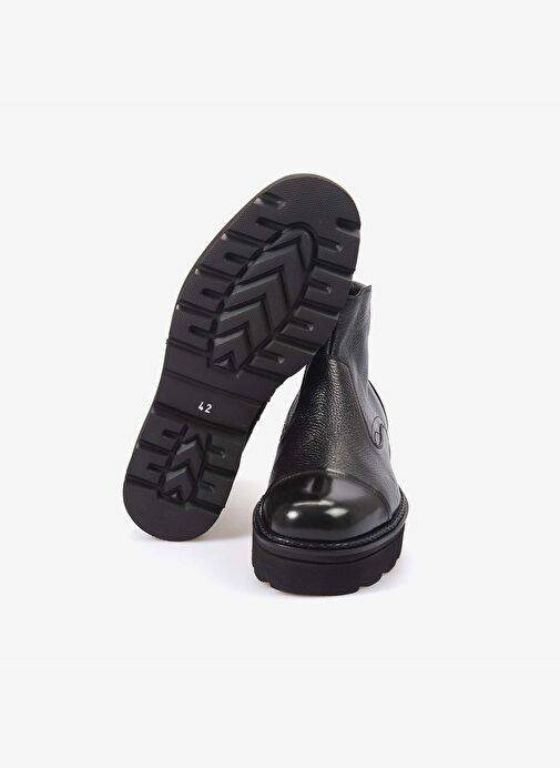 Mocassini Gold Geyik Derisi Siyah Günlük Erkek Ayakkabı 63876 - Görsel 6