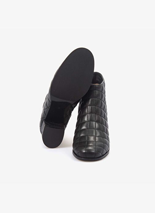 Mocassini Hakiki Deri Kadın Kapitone Bot 9209-22 - Görsel 6