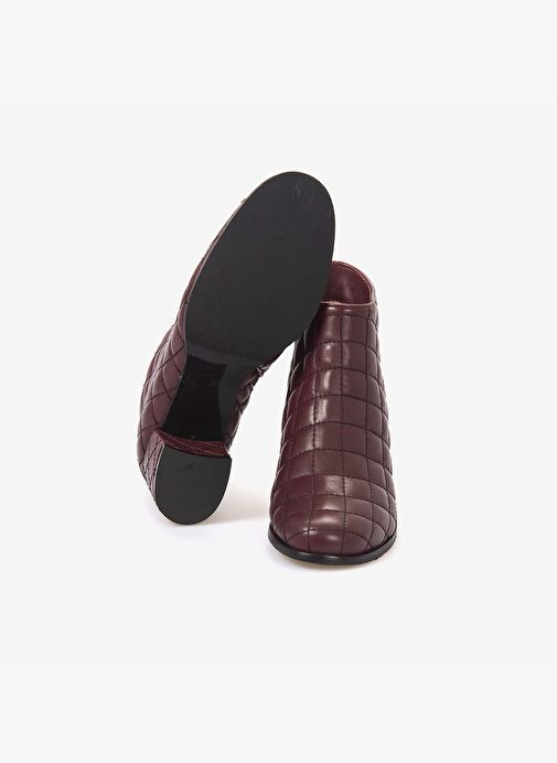 Mocassini Hakiki Deri Kadın Kapitone Bot 9209-22 - Görsel 6