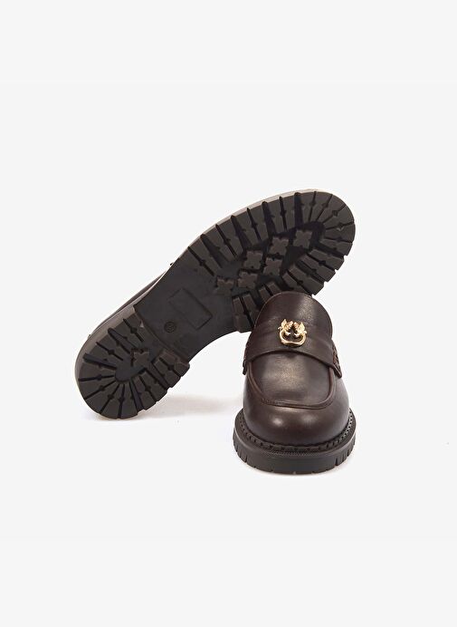 Kemal Tanca Hakiki Deri Kadın Günlük Ayakkabı 492-01 - Görsel 6