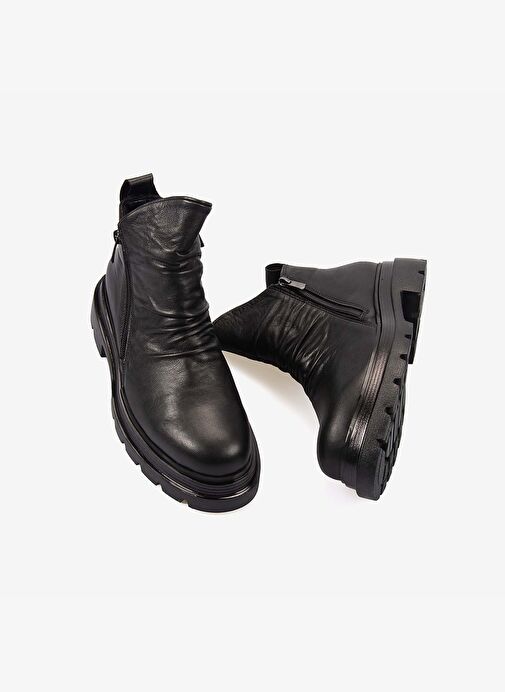 Kemal Tanca Hakiki Deri Kadın Bot T801 - Görsel 4