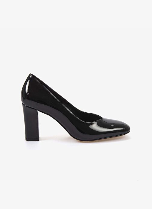 Kemal Tanca Hakiki Deri Rugan Kadın Topuklu Ayakkabı 13 - Görsel 2