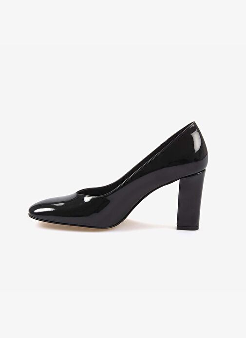 Kemal Tanca Hakiki Deri Rugan Kadın Topuklu Ayakkabı 13 - Görsel 3