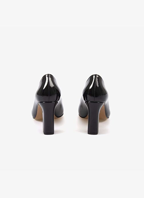 Kemal Tanca Hakiki Deri Rugan Kadın Topuklu Ayakkabı 13 - Görsel 5