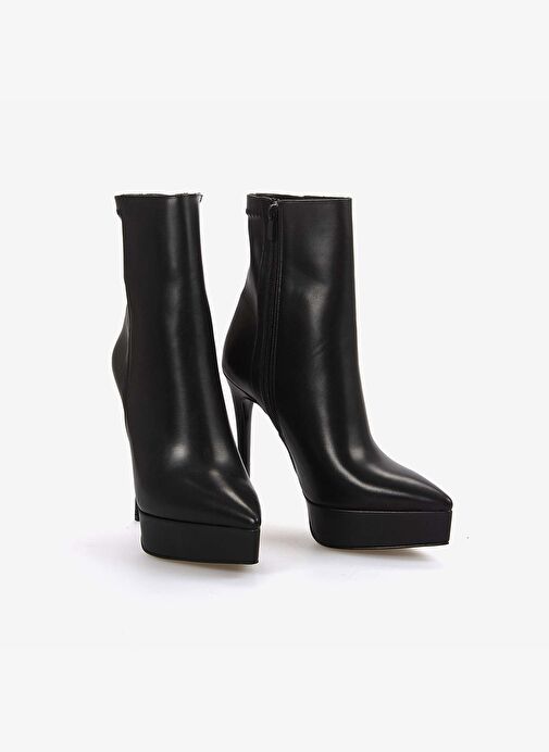 Kemal Tanca Hakiki Deri Kadın Topuklu Bot 17 - Görsel 4