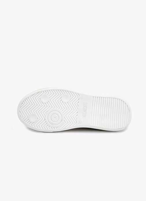 Valmenti Kadın Hakiki Deri Bej Sneakers & Spor Ayakkabı - Görsel 6