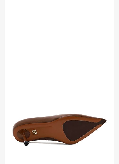 Kadın Kahverengi İnce Topuklu Deri Stiletto 25AFD100618 - Görsel 6