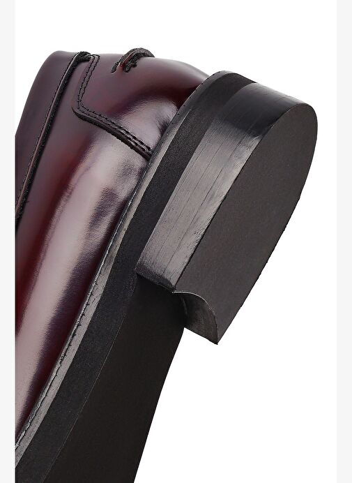 Derimod Derimod Kadın Bordo Deri Maskülen Loafer 25AFD260322 Boyner'de! Bordo - 9. görsel