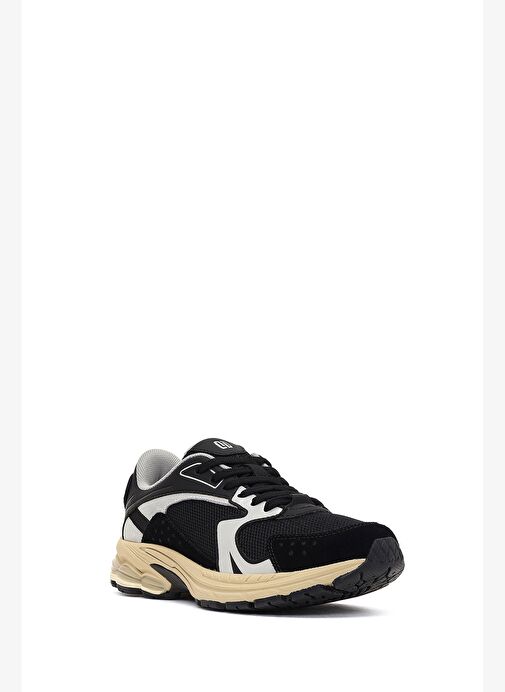 Derimod Studio Kadın Siyah Bağcıklı Kalın Tabanlı Sneaker 25AFD435014 - Görsel 7