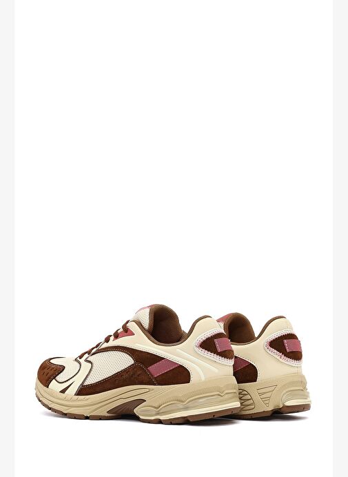 Derimod Studio Kadın Bej Bağcıklı Kalın Tabanlı Sneaker 25AFD435014 - Görsel 6