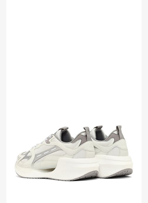 Derimod Studio Kadın Gümüş Bağcıklı Kalın Tabanlı Sneaker 25AFD435114 - Görsel 6