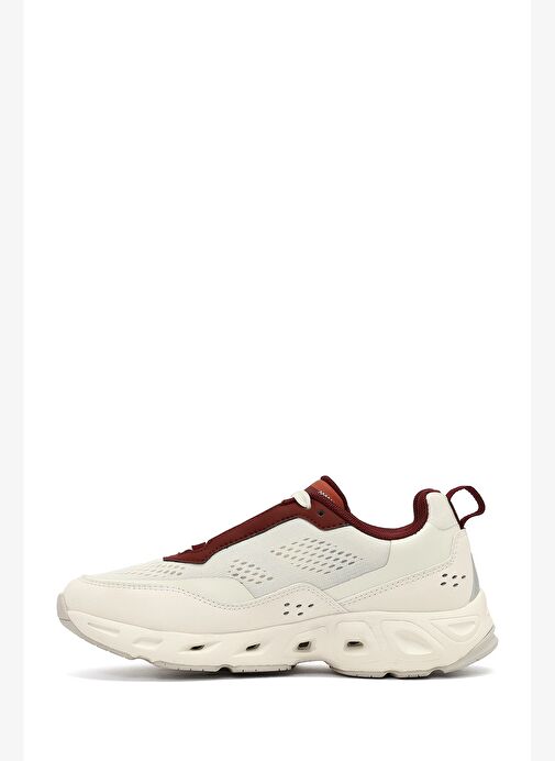 Derimod Studio Kadın Beyaz Bağcıklı Kalın Tabanlı Sneaker 25AFD43526F - Görsel 3