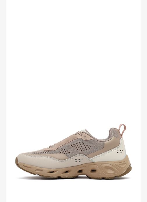 Derimod Studio Kadın Bej Bağcıklı Kalın Tabanlı Sneaker 25AFD43526F - Görsel 3