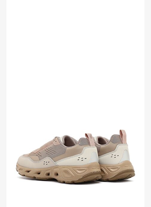 Derimod Studio Kadın Bej Bağcıklı Kalın Tabanlı Sneaker 25AFD43526F - Görsel 6