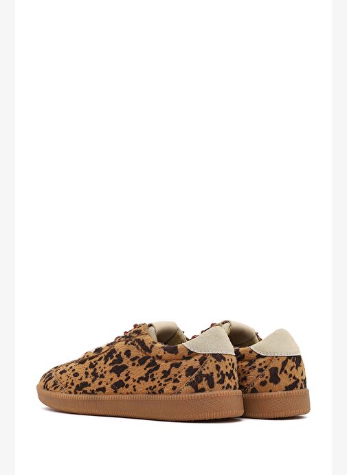 Derimod Studio Kadın Leopar Bağcıklı Desenli Sneaker 25AFD4353W2 - Görsel 6