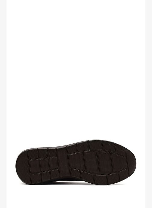 Kadın Kahverengi Bağcıklı Kalın Tabanlı Deri Sneaker 25AFD501718 - Görsel 5