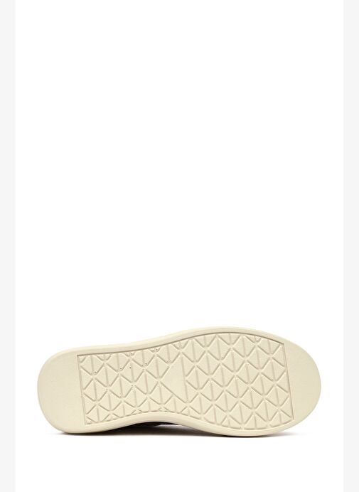 Kadın Vizon Bağcıklı Kalın Tabanlı Sneaker 25AFE145514 - Görsel 5