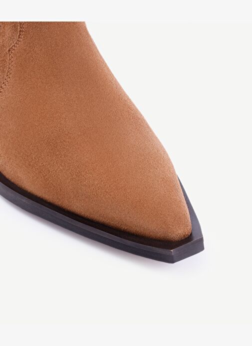 Aksesuar Detaylı Deri Western Bot - Görsel 3