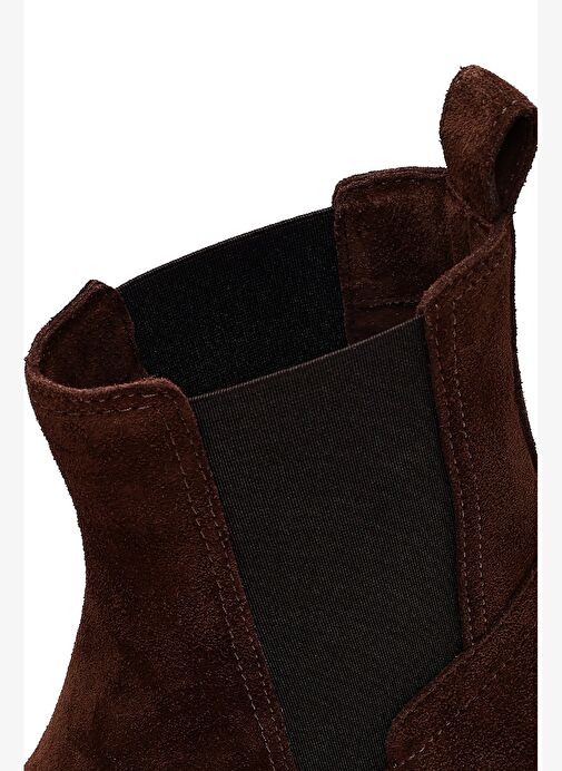 Derimod Derimod Kadın Kahverengi Süet Deri Chelsea Bot 25WFD101910 Boyner'de! Kahverengi - 8. görsel