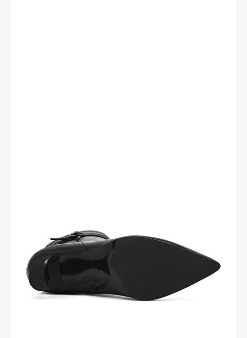 Derimod Derimod Kadın Siyah Fermuarlı Topuklu Deri Bot 25WFD133618 Boyner'de! Siyah - 8. görsel