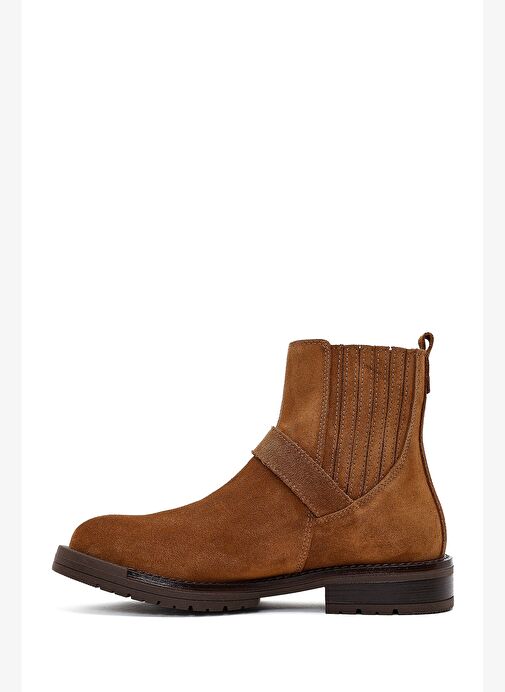 Derimod Derimod Kadın Taba Süet Deri Chelsea Bot 25WFD133710 Boyner'de! Taba - 4. görsel