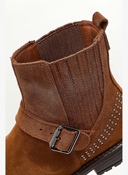 Derimod Derimod Kadın Taba Süet Deri Chelsea Bot 25WFD133710 Boyner'de! Taba - 8. görsel