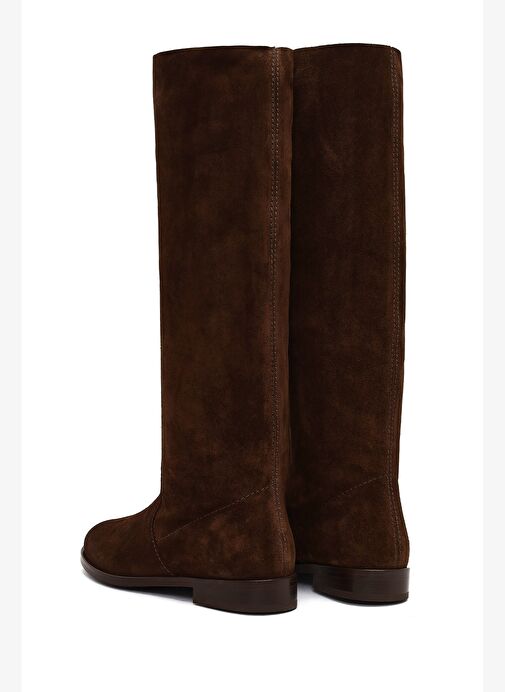 Kadın Kahverengi Süet Deri Çizme 25WFD140410 - Görsel 8