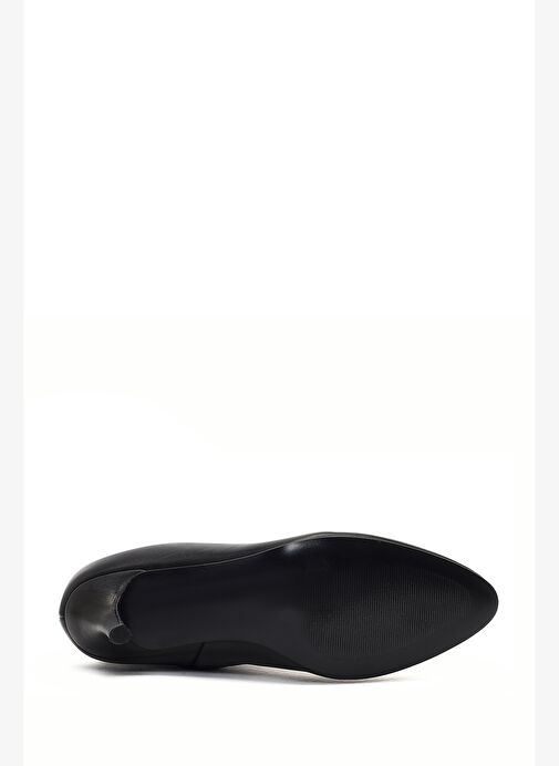 Kadın Siyah İnce Topuklu Deri Çizme 25WFD141618 - Görsel 7