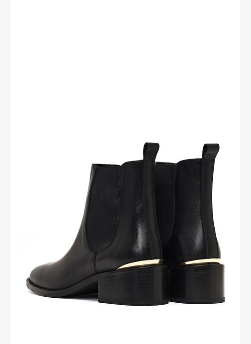 Kadın Siyah Deri Chelsea Bot 25WFD153418 - Görsel 7