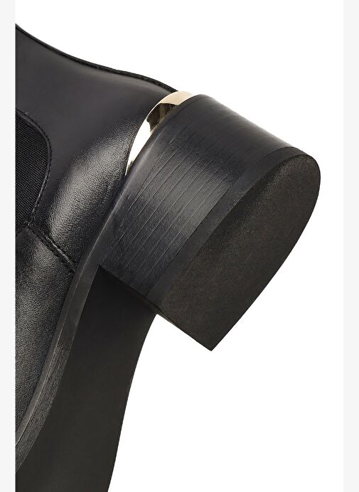 Kadın Siyah Deri Chelsea Bot 25WFD153418 - Görsel 9