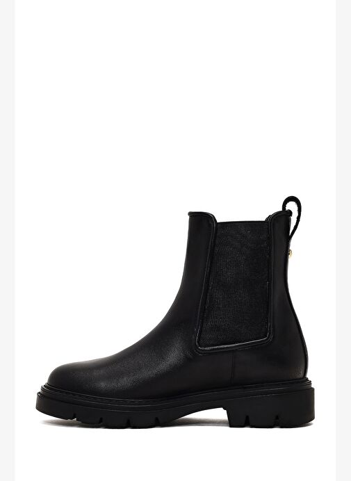 Kadın Siyah Deri Chelsea Bot 25WFD162818 - Görsel 3