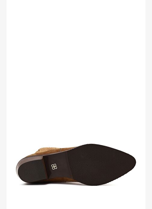 Kadın Vizon Süet Deri Chelsea Bot 25WFD163610 - Görsel 6