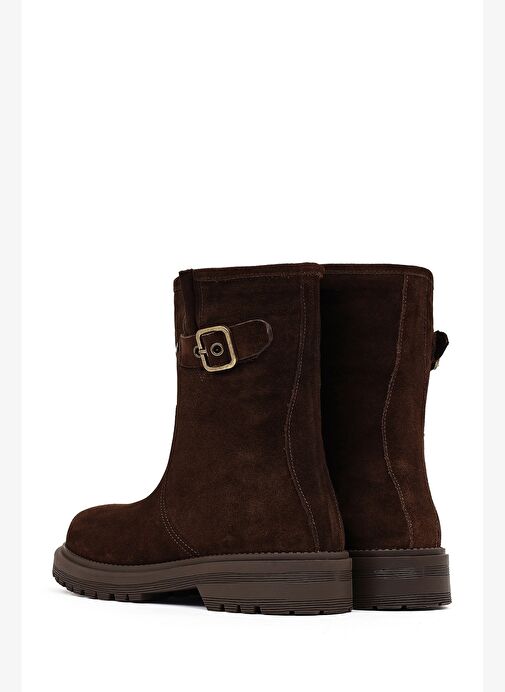 Derimod Derimod Kadın Kahverengi Süet Deri Bot 25WFD187110 Boyner'de! Kahverengi - 7. görsel