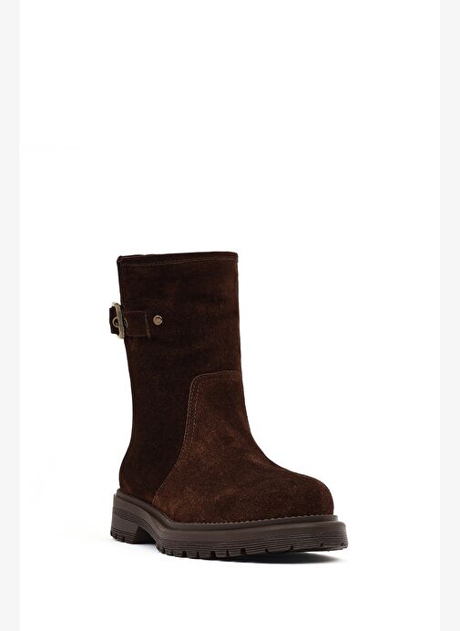 Derimod Derimod Kadın Kahverengi Süet Deri Bot 25WFD187110 Boyner'de! Kahverengi - 9. görsel