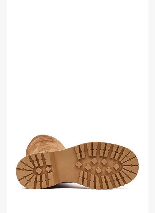 Derimod Derimod Kadın Taba Kalın Tabanlı Süet Deri Çizme 25WFD187210 Boyner'de! Taba - 7. görsel