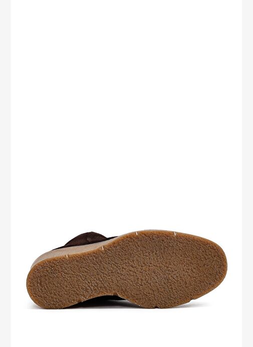 Derimod Derimod Kadın Kahverengi Faermuarlı Dolgu Topuklu Süet Deri Bot 25WFD203510 Boyner'de! Kahverengi - 7. görsel