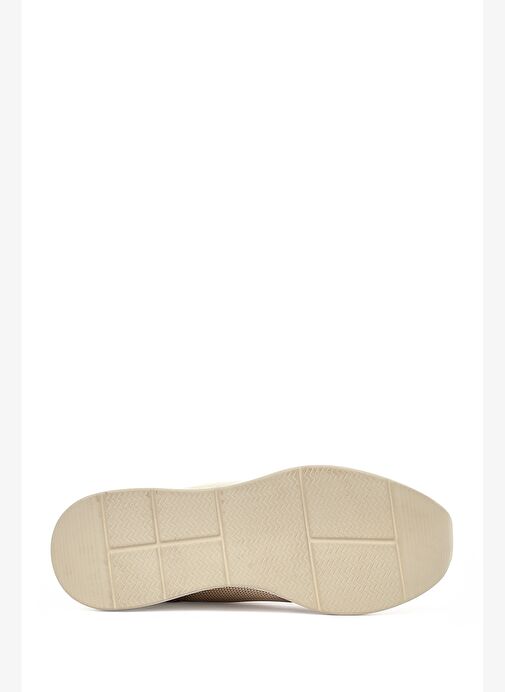 Derimod Derimod Kadın Bej Bağcıklı Dolgu Topuklu Sneaker 25WFD221414 Boyner'de! Bej - 6. görsel