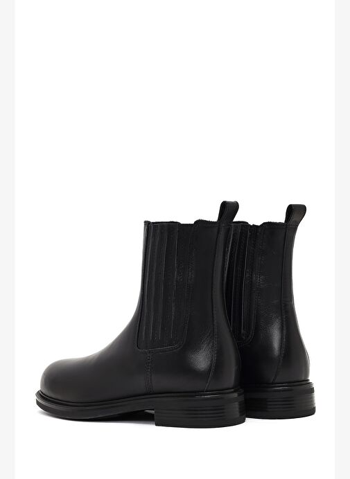 Kadın Siyah Deri Chelsea Bot 25WFD230218 - Görsel 7