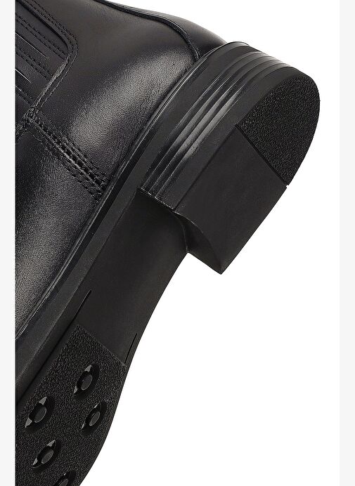 Kadın Siyah Deri Chelsea Bot 25WFD230218 - Görsel 9