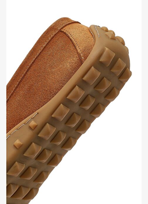 Kadın Taba Püsküllü Süet Deri Loafer 25WFD350210 - Görsel 9