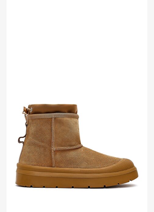 Derimod Derimod Kadın Taba Kalın Tabanlı Süet Deri Teddy Bot 25WFD405310 Boyner'de! Taba - 2. görsel