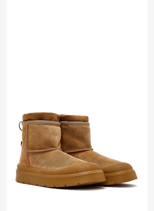 Derimod Derimod Kadın Taba Kalın Tabanlı Süet Deri Teddy Bot 25WFD405310 Boyner'de! Taba - 3. görsel