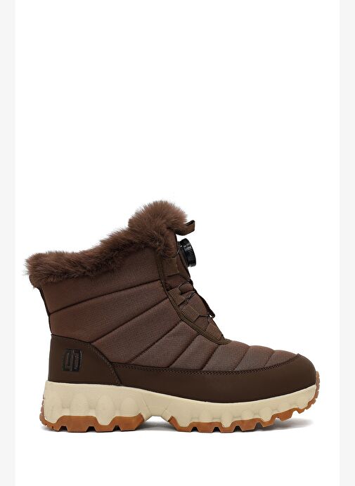 Derimod Dry Kadın Kahverengi Bağcıklı Kalın Tabanlı Waterproof Outdoor Bot 25WFD490114 - Görsel 2