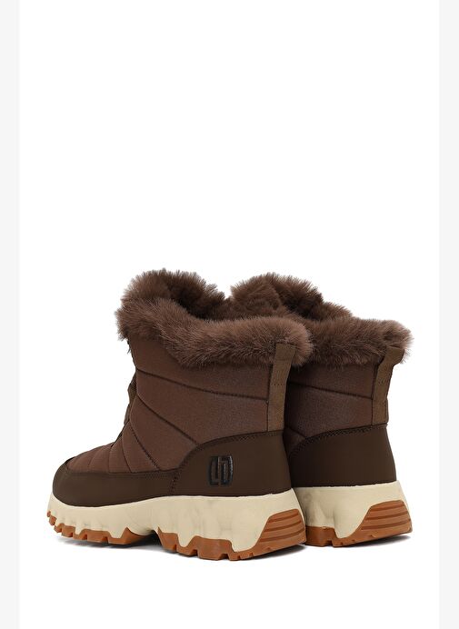 Derimod Dry Kadın Kahverengi Bağcıklı Kalın Tabanlı Waterproof Outdoor Bot 25WFD490114 - Görsel 7